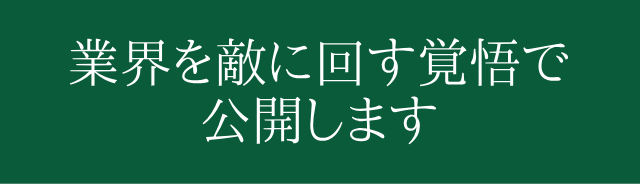 業界を的に回す覚悟で公開